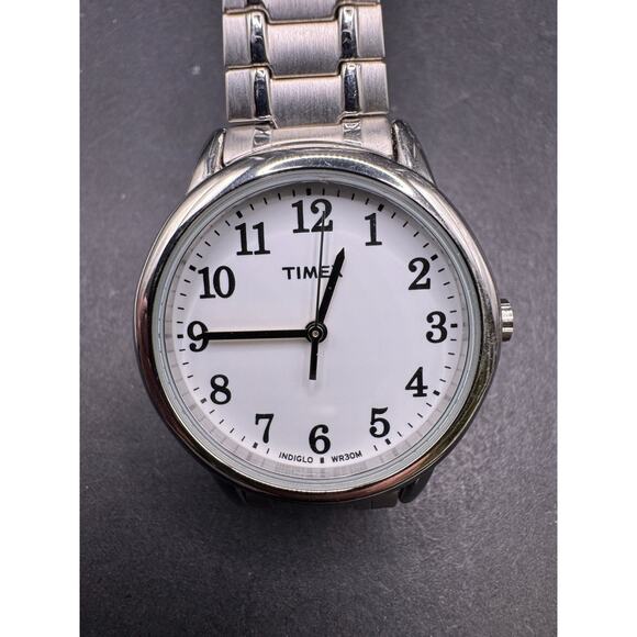 Timex Indiglo Women’s Watch WR30M Silver Tone Stainless Steel Band TW2P78500 main image 6